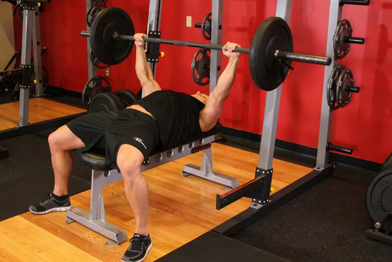 Bench Press: starting position