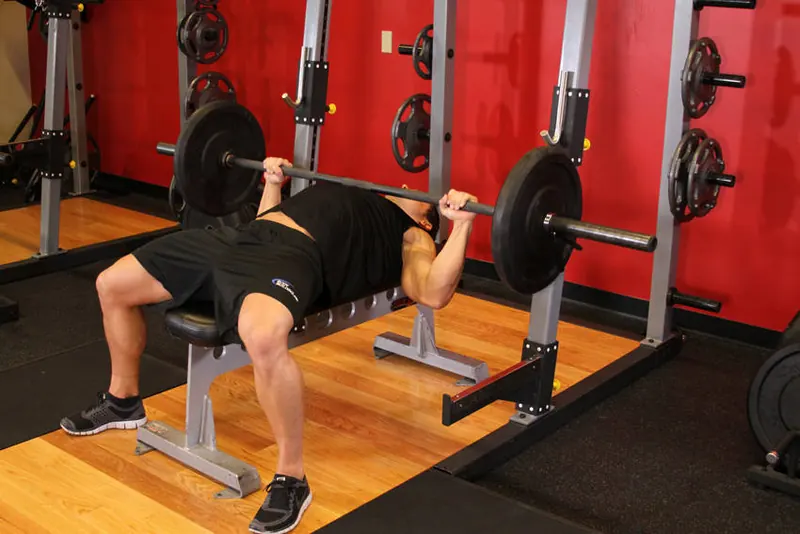 Bench Press: end position