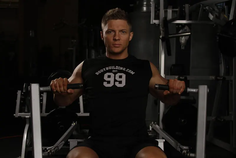 Chest Press: starting position