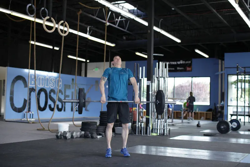 Clean and Press: end position