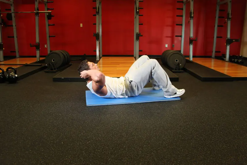 Crunch: end position