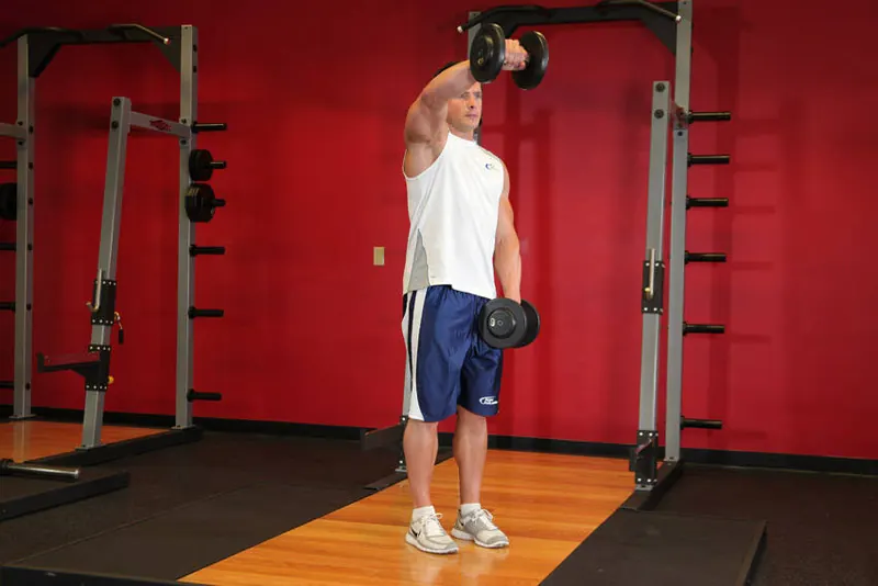 Front Raise: end position