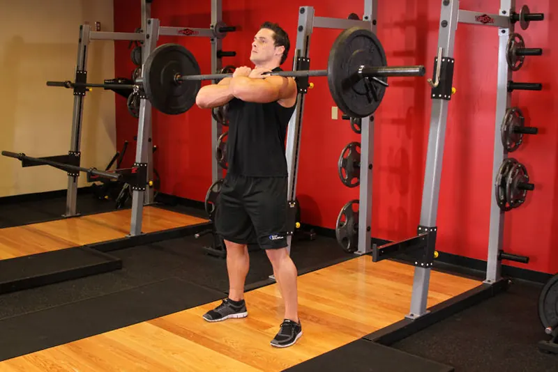 Front Squat: starting position