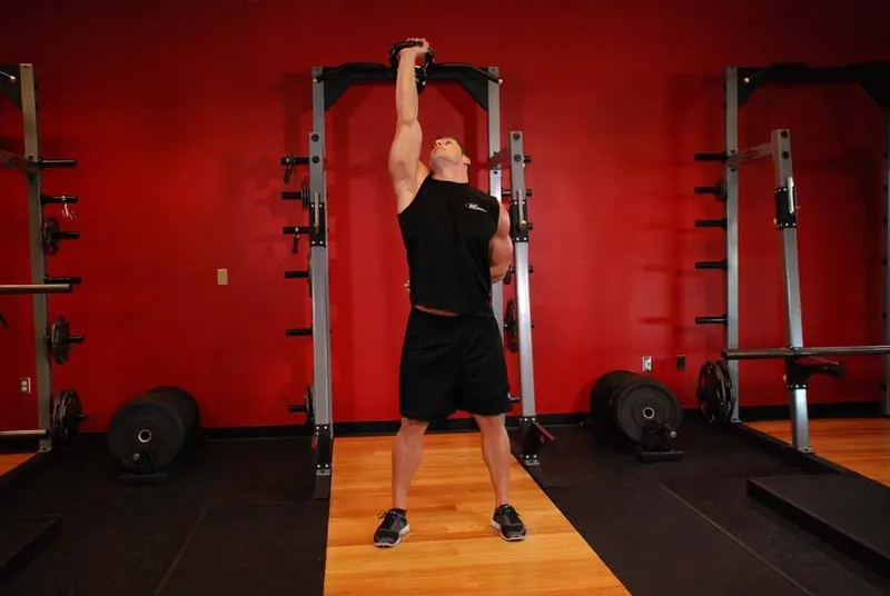 Advanced Kettlebell Windmill: starting position