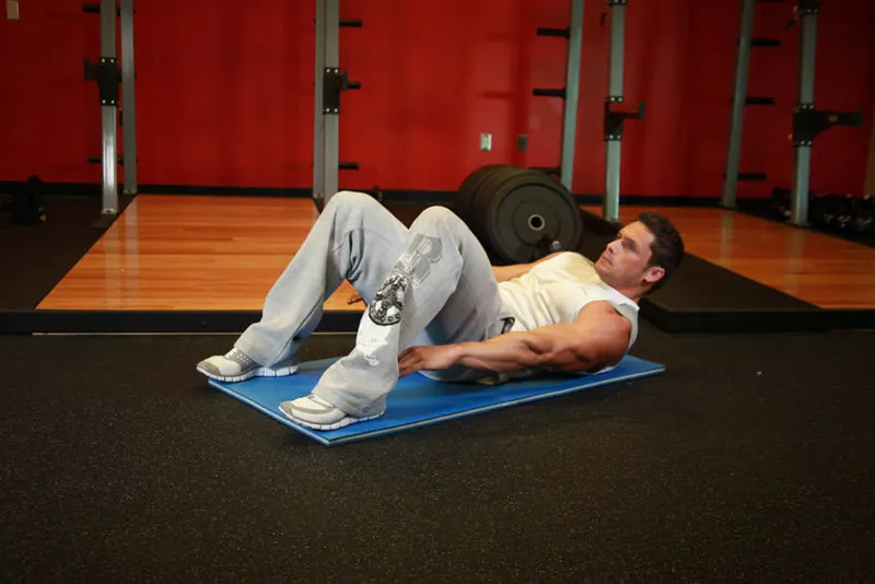 Alternate Heel Touchers: end position