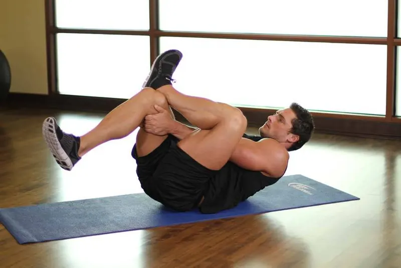 Ankle On The Knee: end position