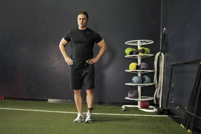 Band Hip Adductions: end position