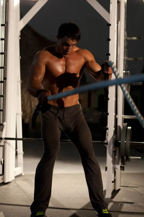 Battling Ropes: end position