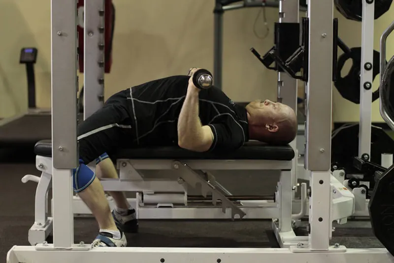Bench Press - Powerlifting: end position