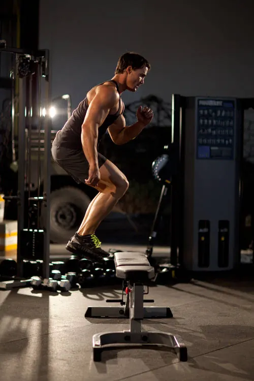 Bench Sprint: end position