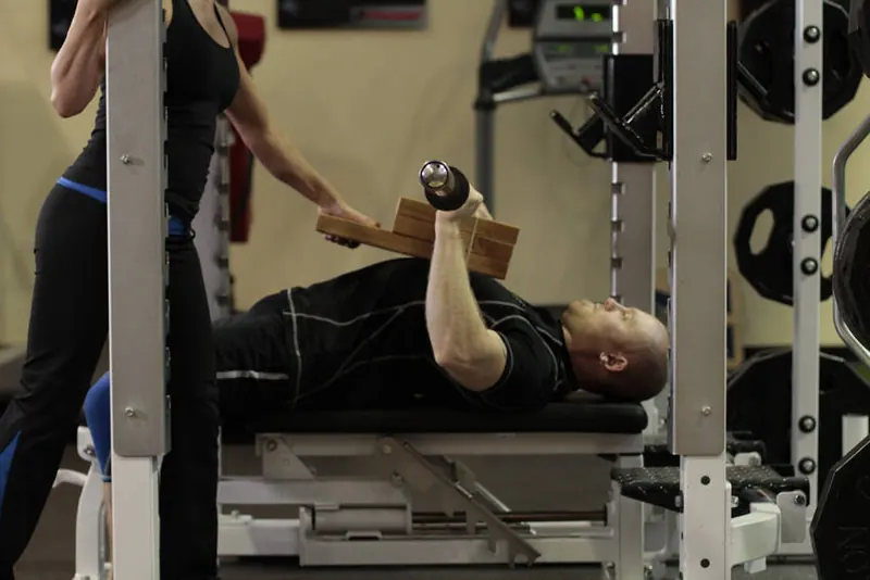 Board Press: end position