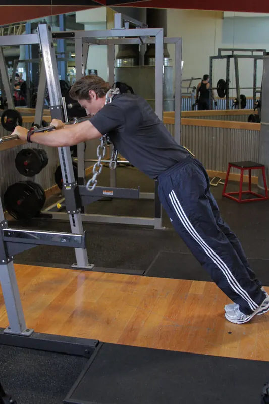 Body Tricep Press: starting position