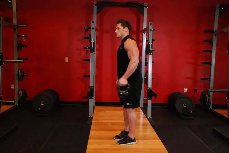 Bottoms-Up Clean From The Hang Position: starting position