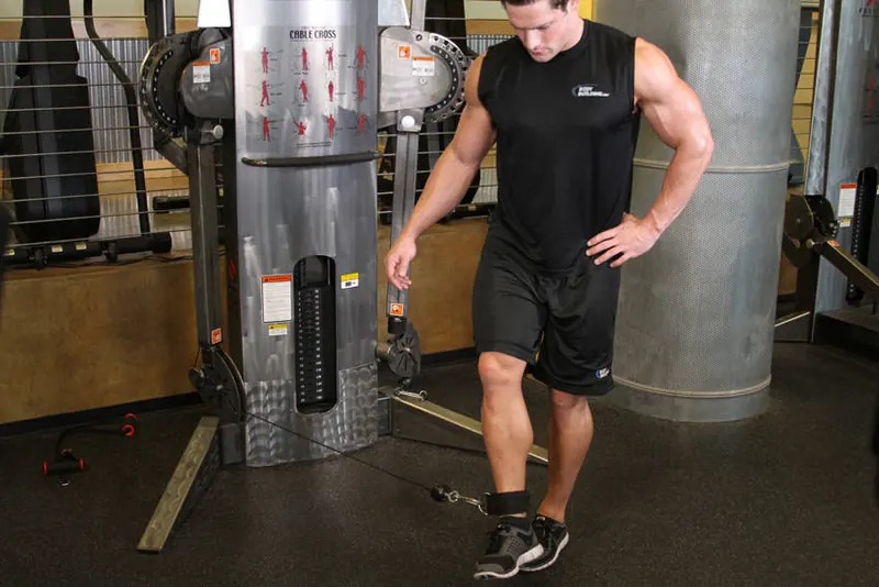 Cable Hip Adduction: end position