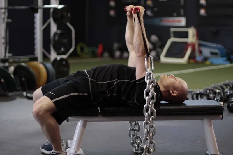 Chain Press: end position
