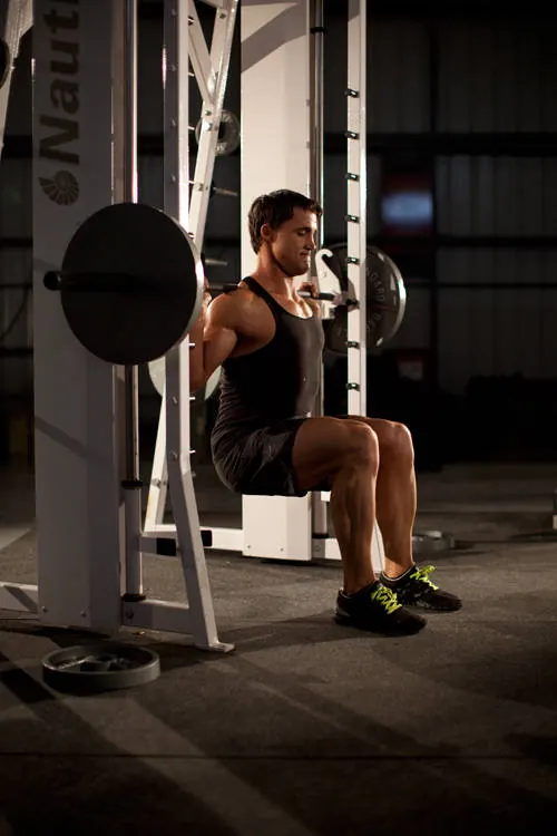 Chair Squat: end position