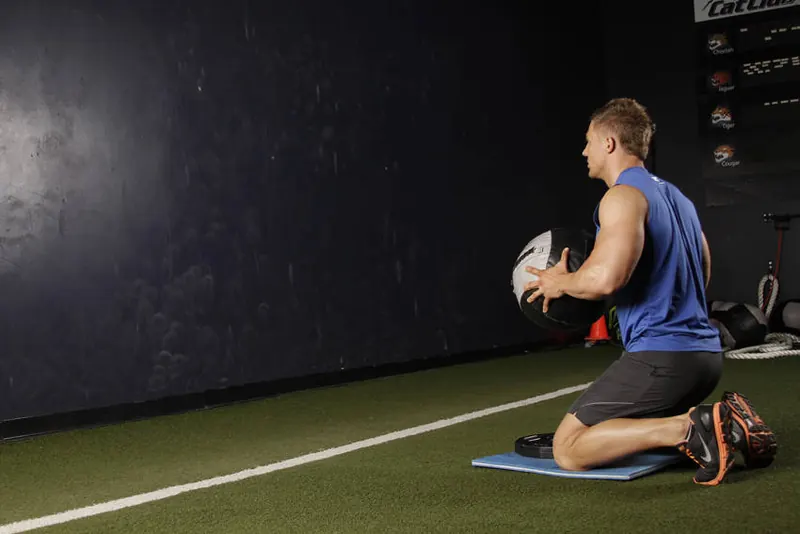 Chest Push (multiple response): starting position