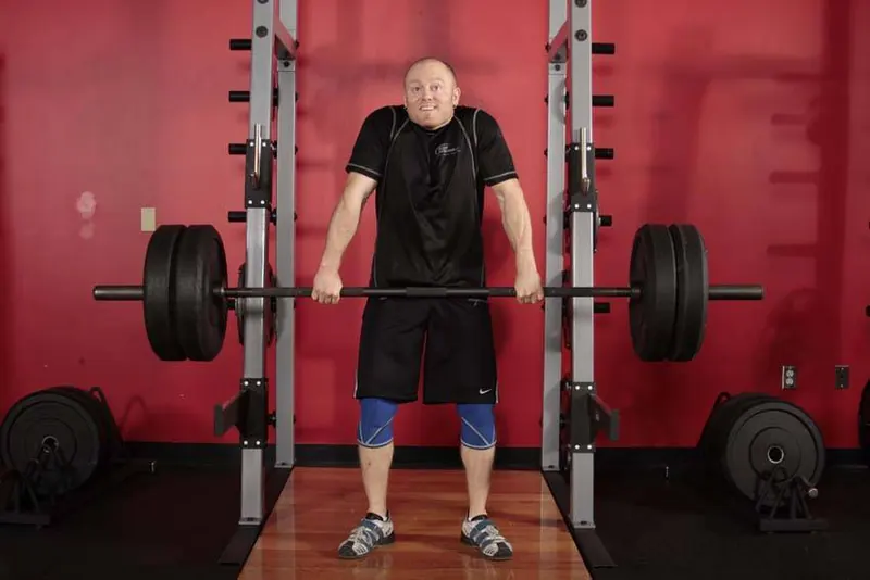 Clean Shrug: end position