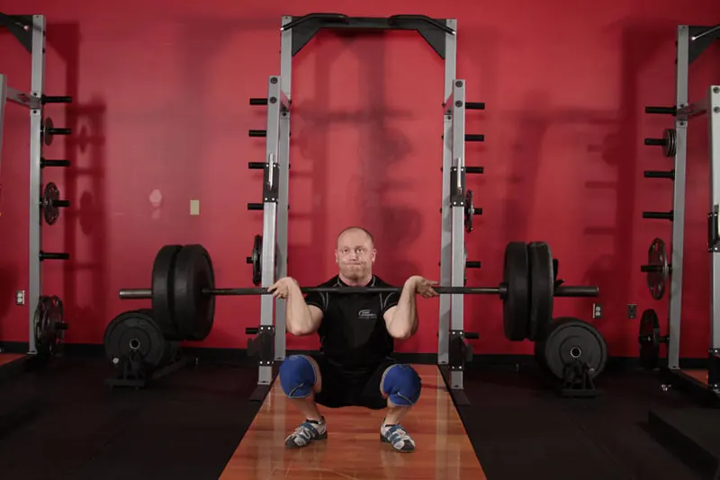Clean and Jerk: end position