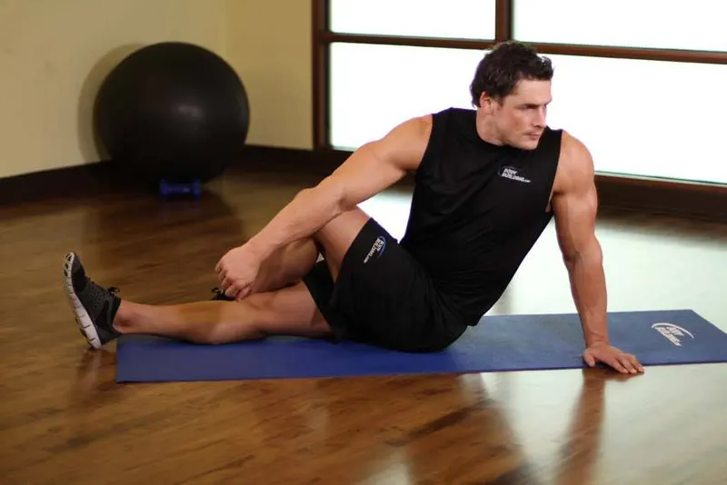 Dancer's Stretch: end position