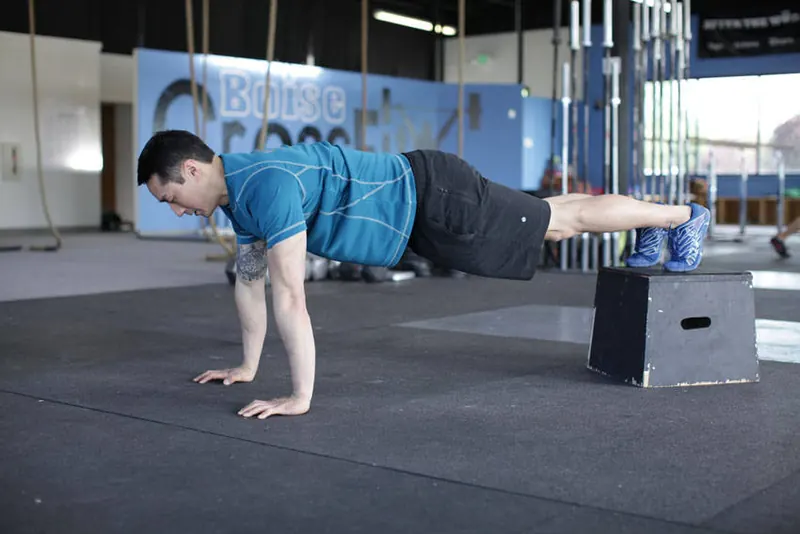 Decline Push-Up: starting position