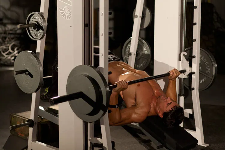 Decline Smith Press: end position