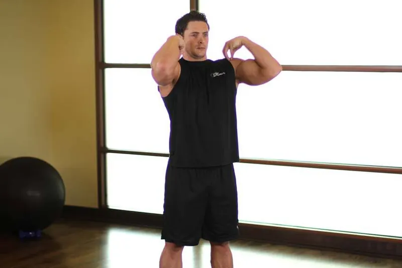 Elbow Circles: end position