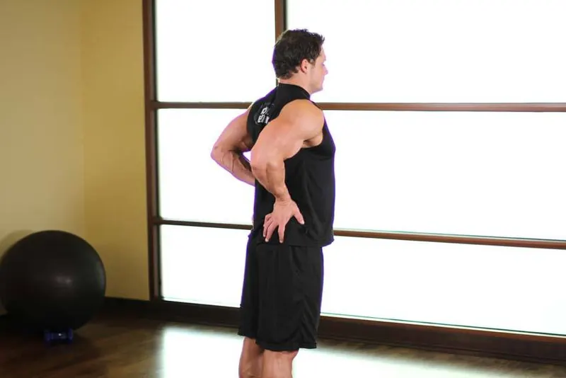 Elbows Back: end position