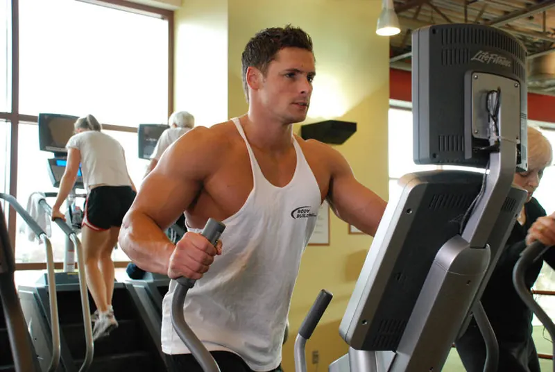 Elliptical Trainer: end position
