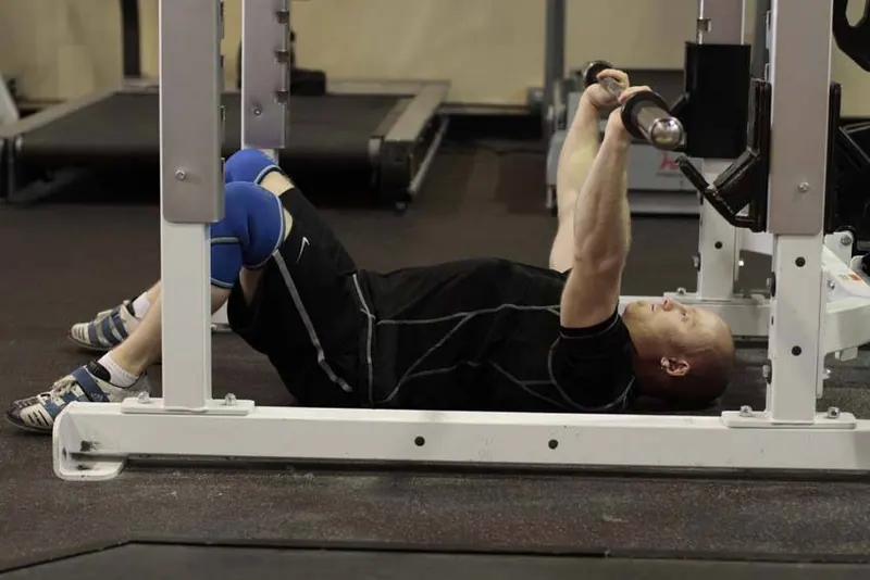 Floor Press: starting position