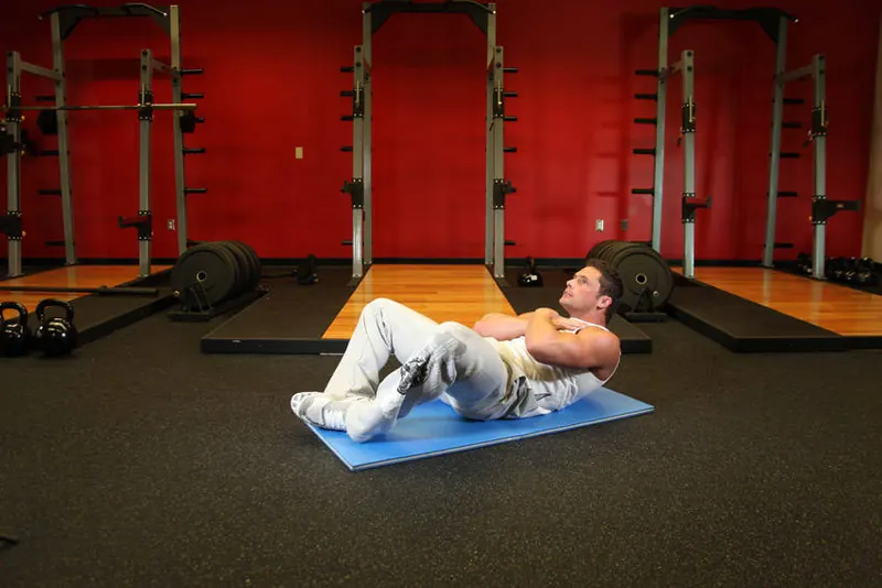 Frog Sit-Ups: end position
