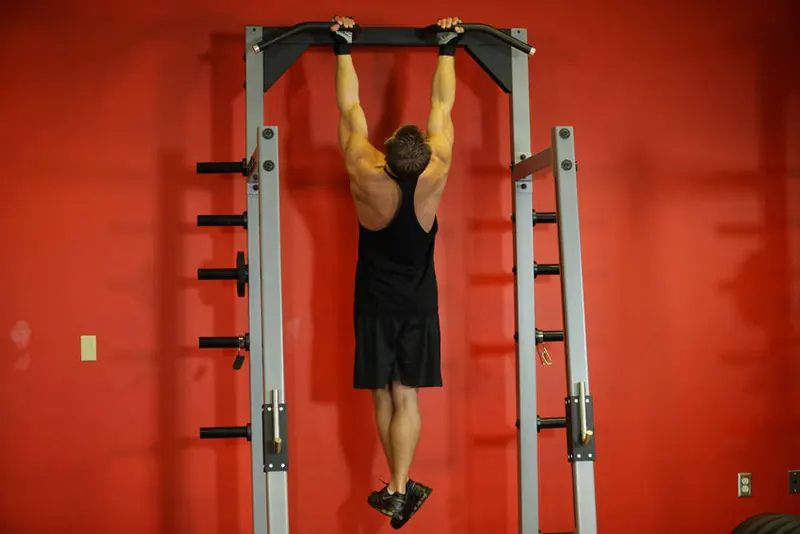 Gironda Sternum Chins: starting position