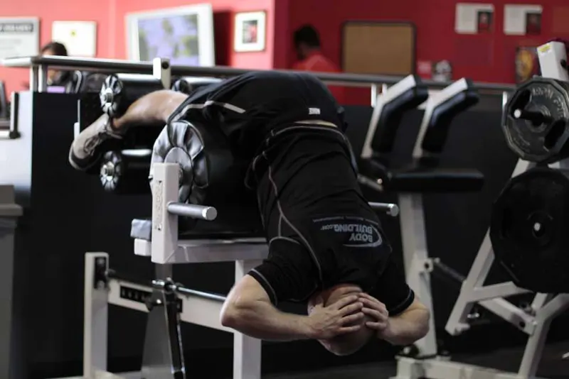 Glute Ham Raise: starting position