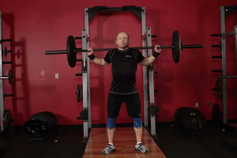 Heaving Snatch Balance: starting position