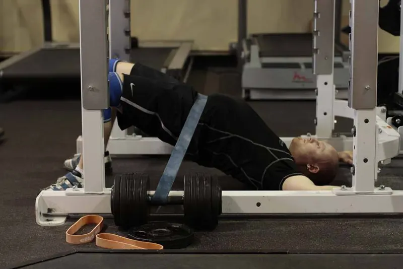 Hip Lift with Band: end position