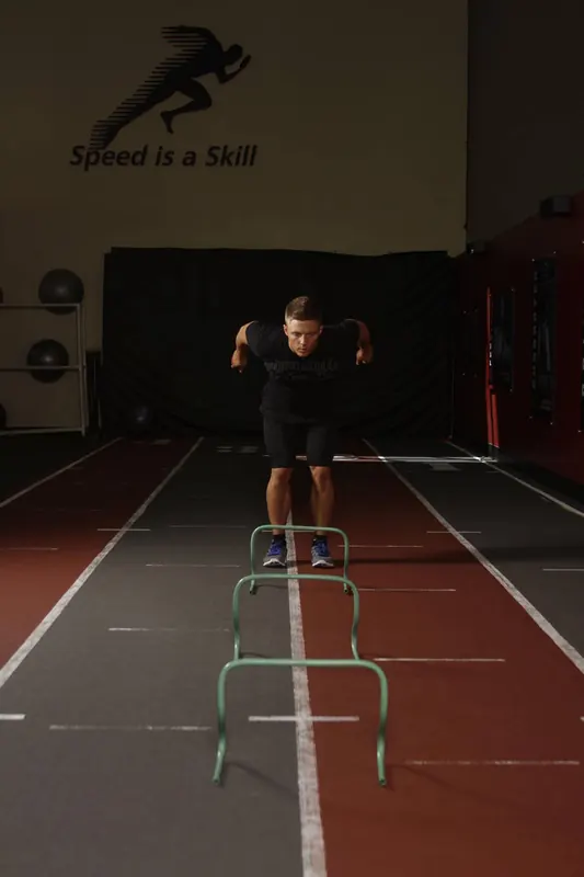 Hurdle Hops: starting position