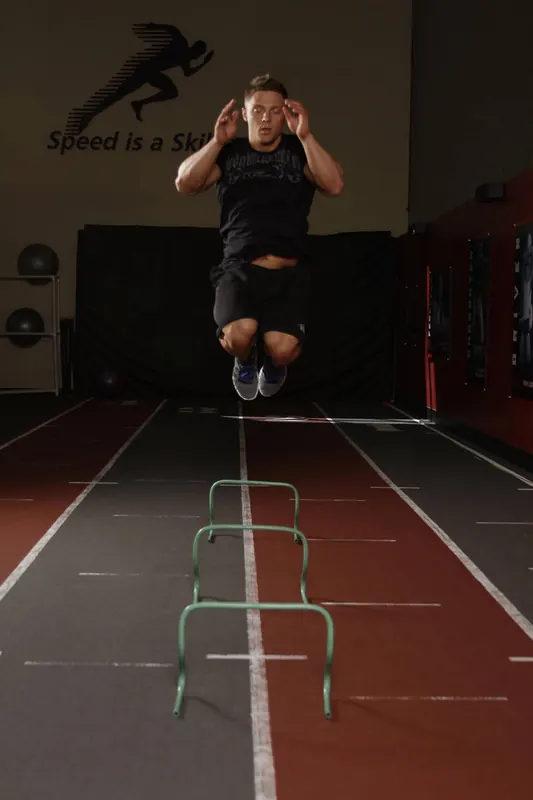 Hurdle Hops: end position