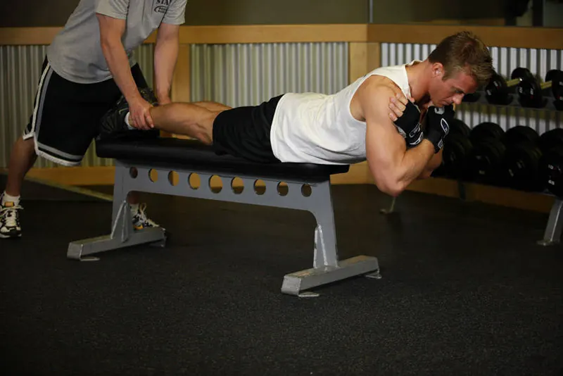 Hyperextensions With No Hyperextension Bench: end position