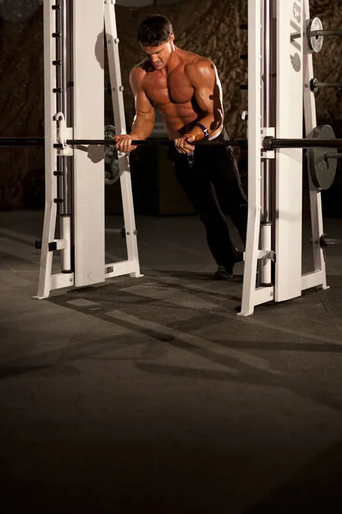 Incline Push-Up Reverse Grip: starting position