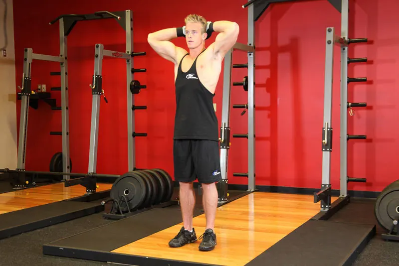 Isometric Neck Exercise - Front And Back: end position