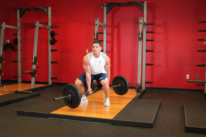 Jefferson Squats: end position