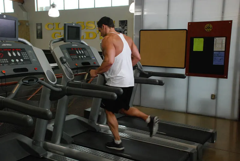 Jogging, Treadmill: starting position