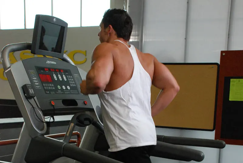 Jogging, Treadmill: end position