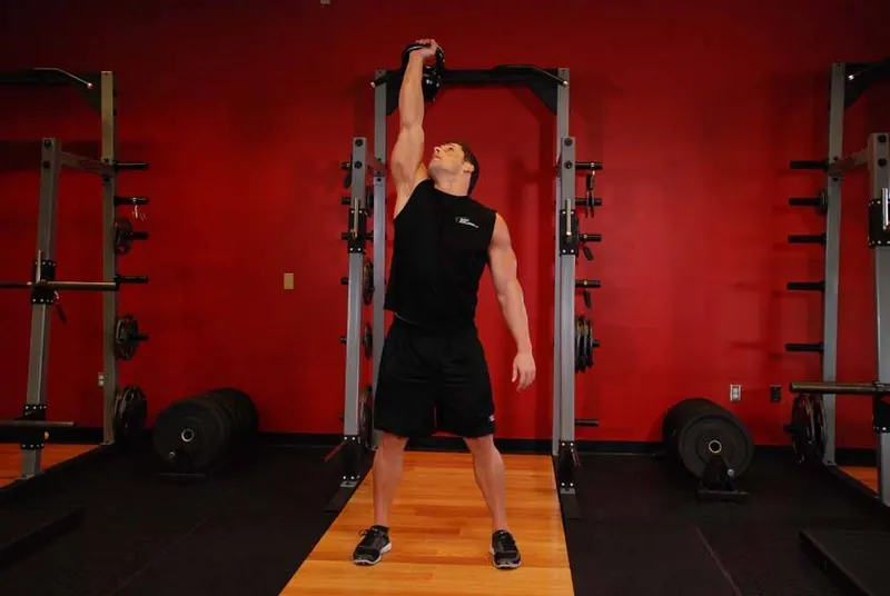 Kettlebell Windmill: starting position