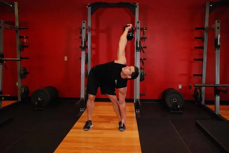Kettlebell Windmill: end position