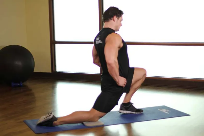 Kneeling Hip Flexor: starting position
