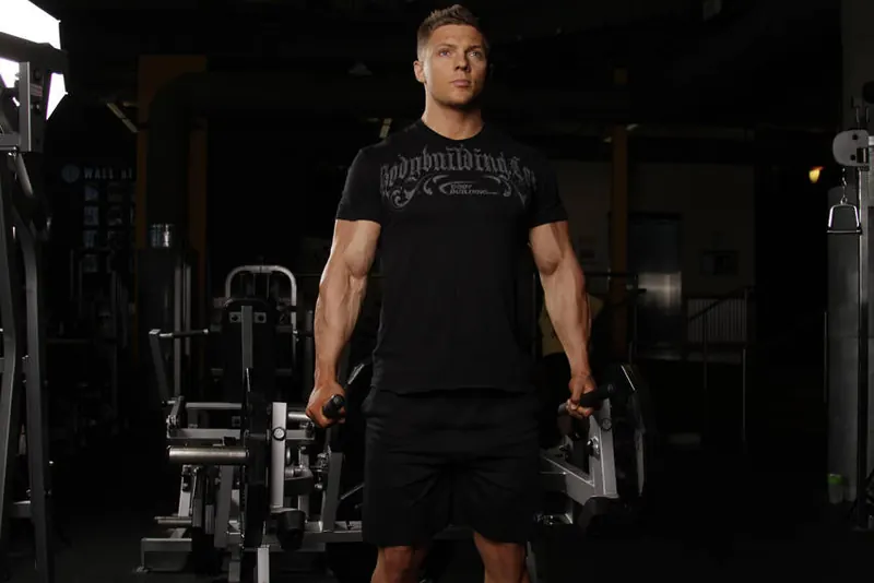 Leverage Deadlift: end position