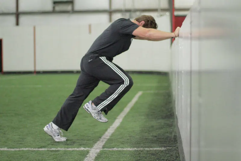 Linear Acceleration Wall Drill: end position