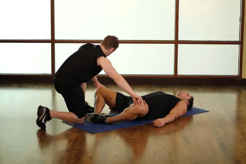 Lying Bent Leg Groin: end position
