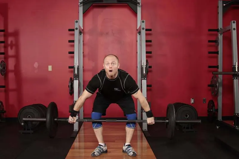 Muscle Snatch: starting position